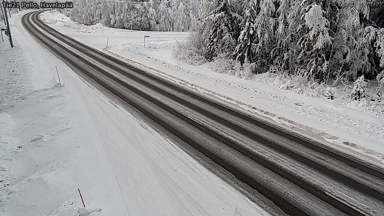 Kelikamerat Kuva Tie 21 Pello, Havelanpää, Pello, Lappi