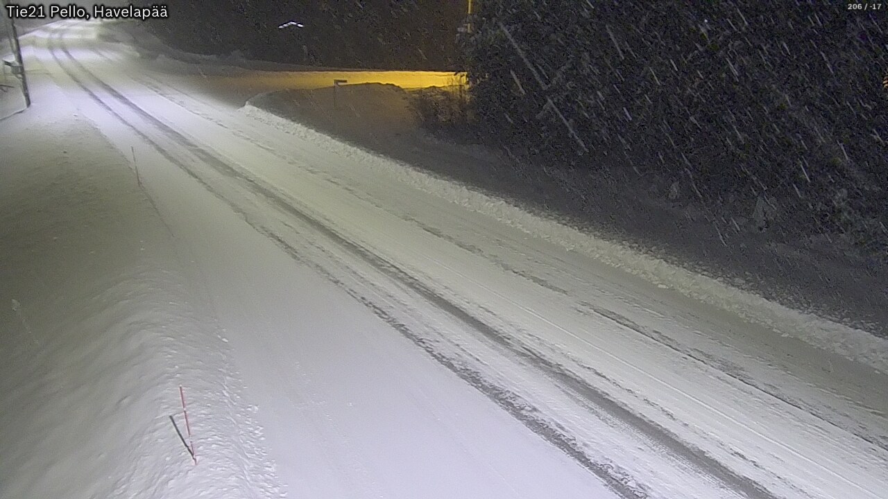 Kelikamerat Kuva Tie 21 Pello, Havelanpää, Pello, Lappi