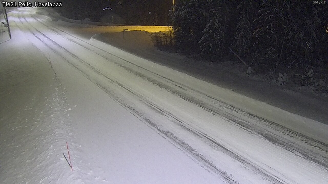 Kelikamerat Kuva Tie 21 Pello, Havelanpää, Pello, Lappi