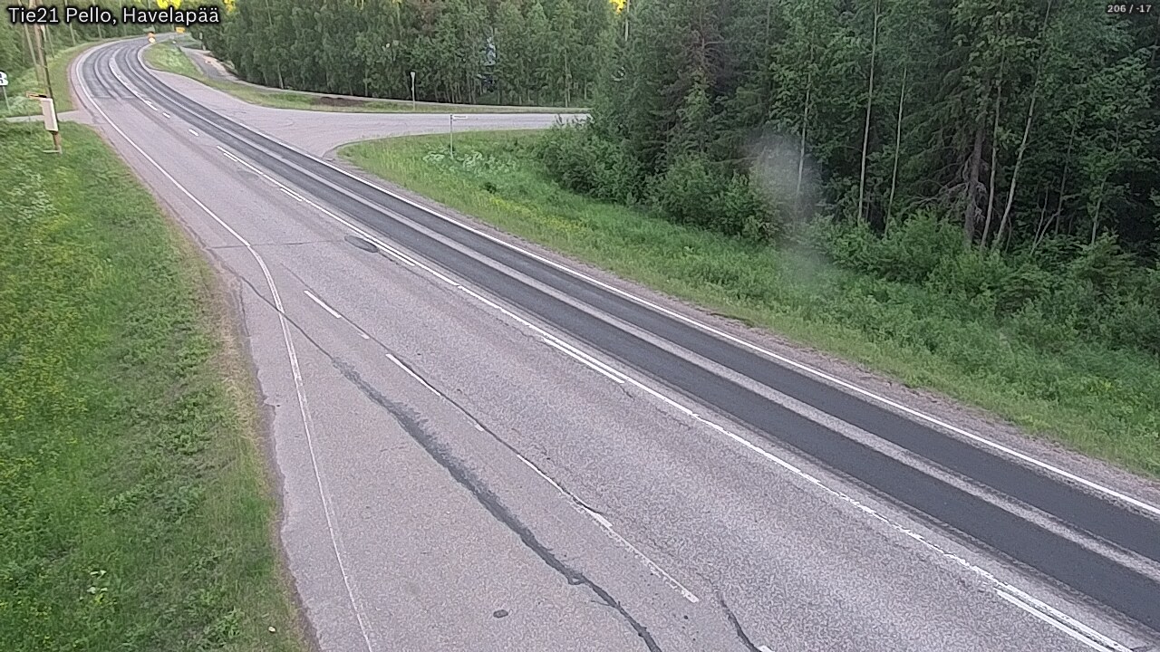 Kelikamerat Kuva Tie 21 Pello, Havelanpää, Pello, Lappi