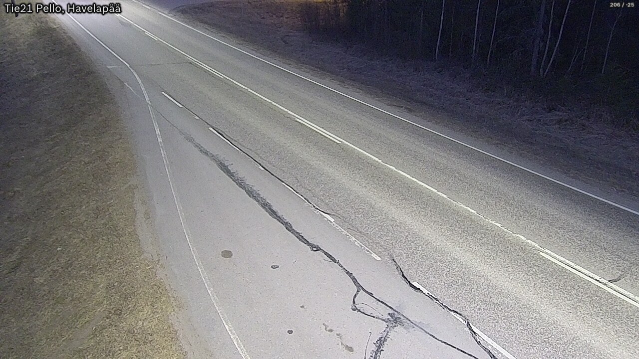 Kelikamerat Kuva Tie 21 Pello, Havelanpää, Pello, Lappi