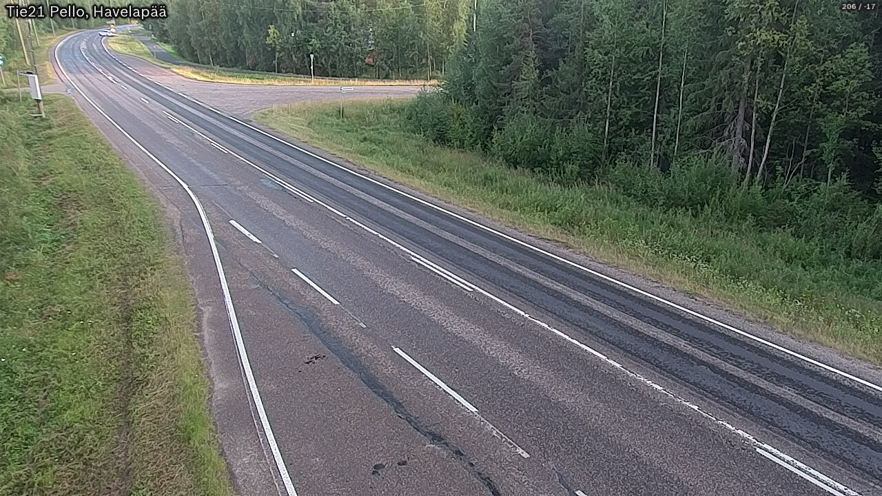 Kelikamerat Kuva Tie 21 Pello, Havelanpää, Pello, Lappi