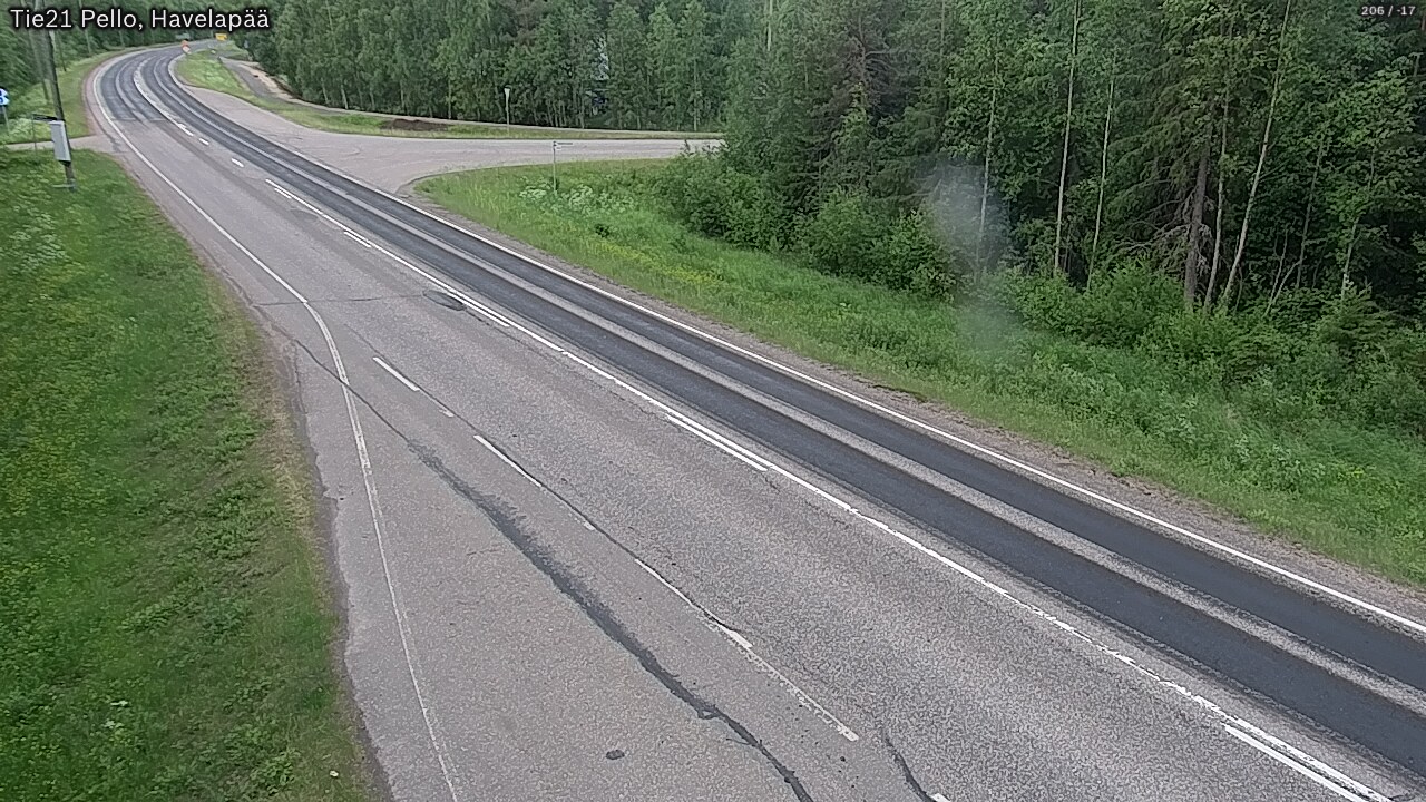 Kelikamerat Kuva Tie 21 Pello, Havelanpää, Pello, Lappi