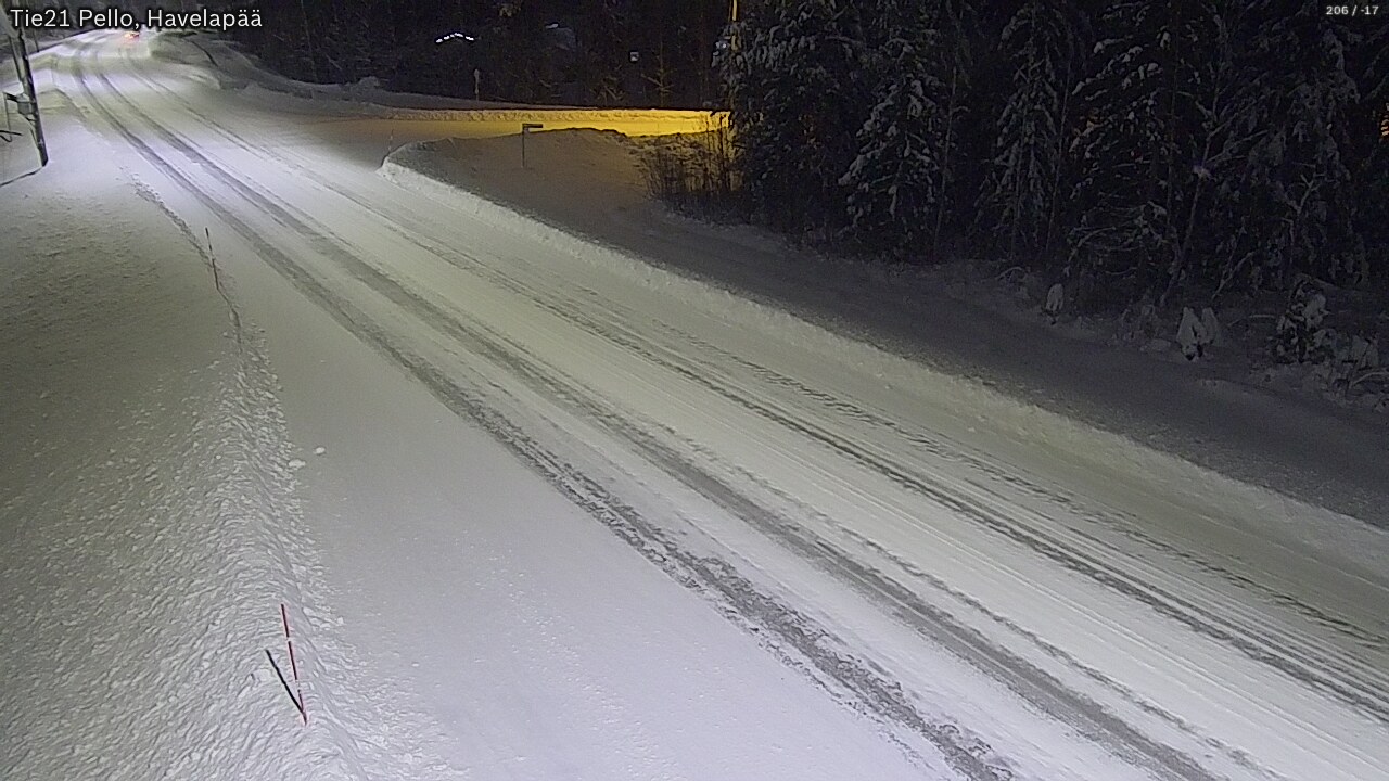 Kelikamerat Kuva Tie 21 Pello, Havelanpää, Pello, Lappi