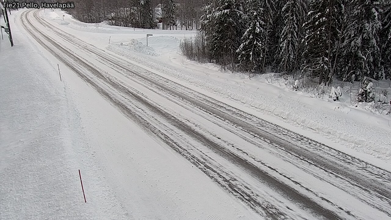 Weather Camera Image Road 21 Pello, Havelanpää, Pello, Lappi