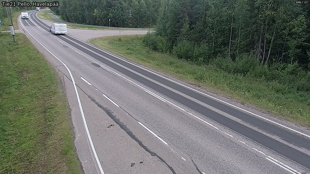 Kelikamerat Kuva Tie 21 Pello, Havelanpää, Pello, Lappi