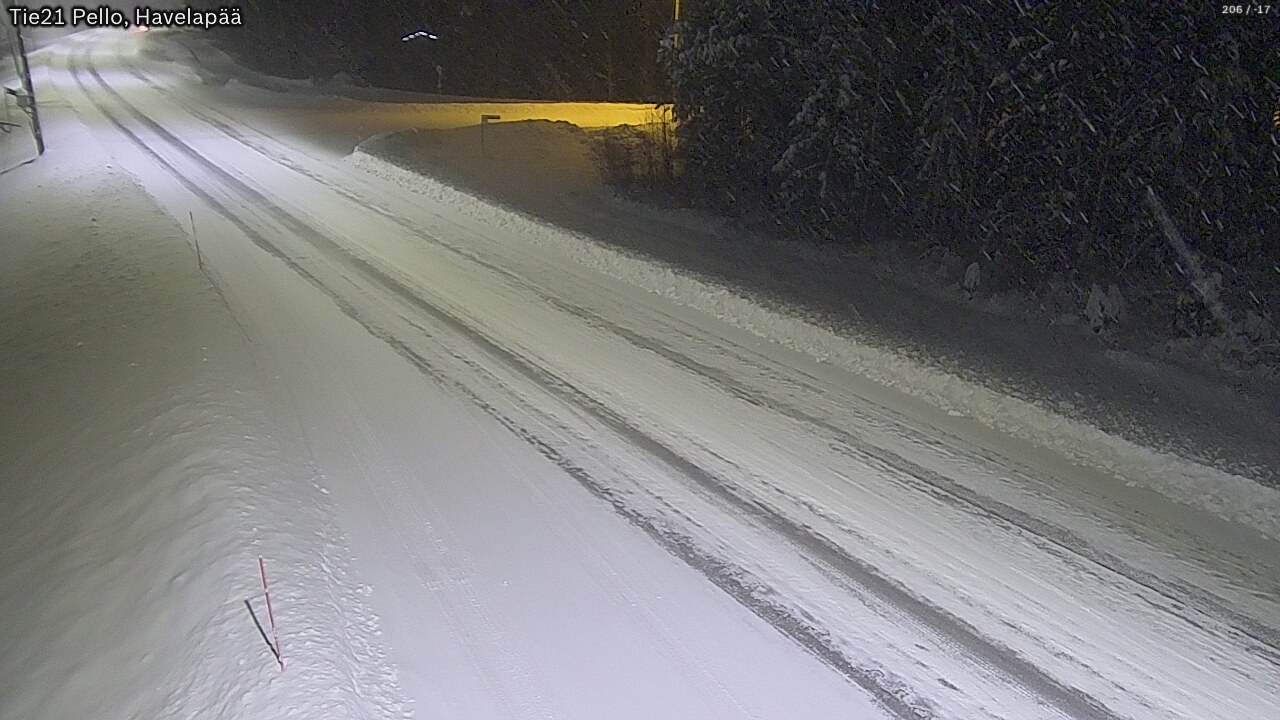 Kelikamerat Kuva Tie 21 Pello, Havelanpää, Pello, Lappi