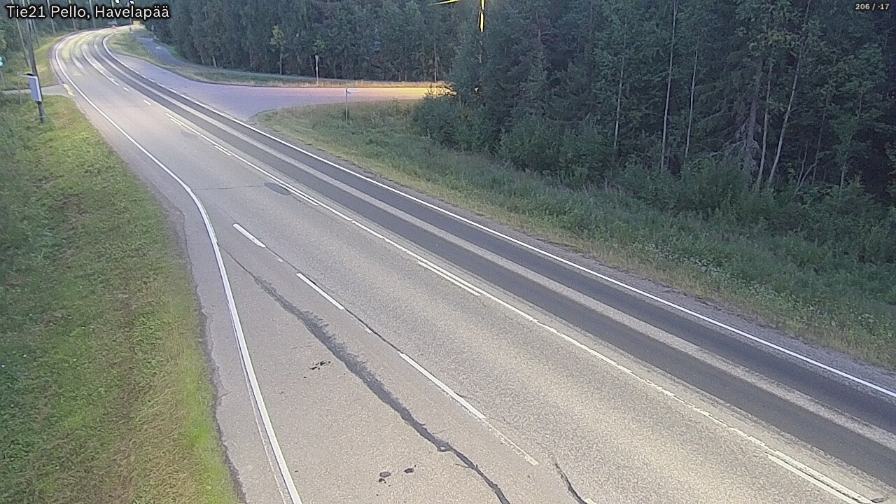 Kelikamerat Kuva Tie 21 Pello, Havelanpää, Pello, Lappi