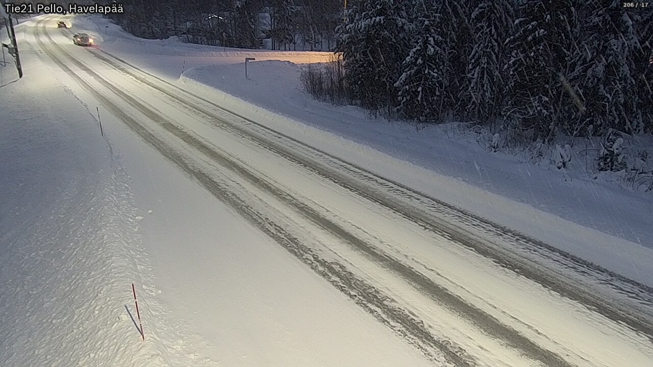 Kelikamerat Kuva Tie 21 Pello, Havelanpää, Pello, Lappi