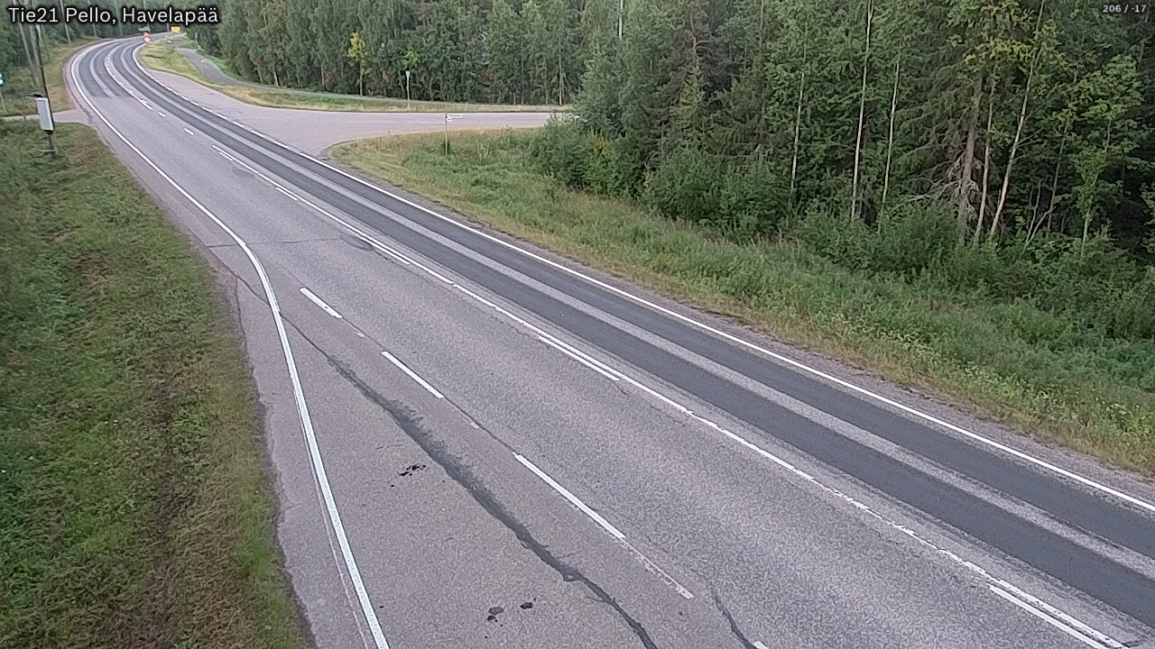 Kelikamerat Kuva Tie 21 Pello, Havelanpää, Pello, Lappi