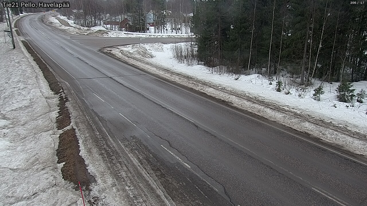 Kelikamerat Kuva Tie 21 Pello, Havelanpää, Pello, Lappi