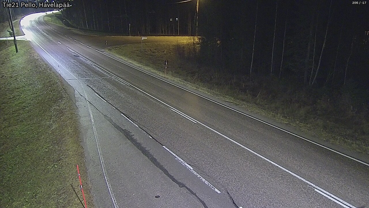 Kelikamerat Kuva Tie 21 Pello, Havelanpää, Pello, Lappi