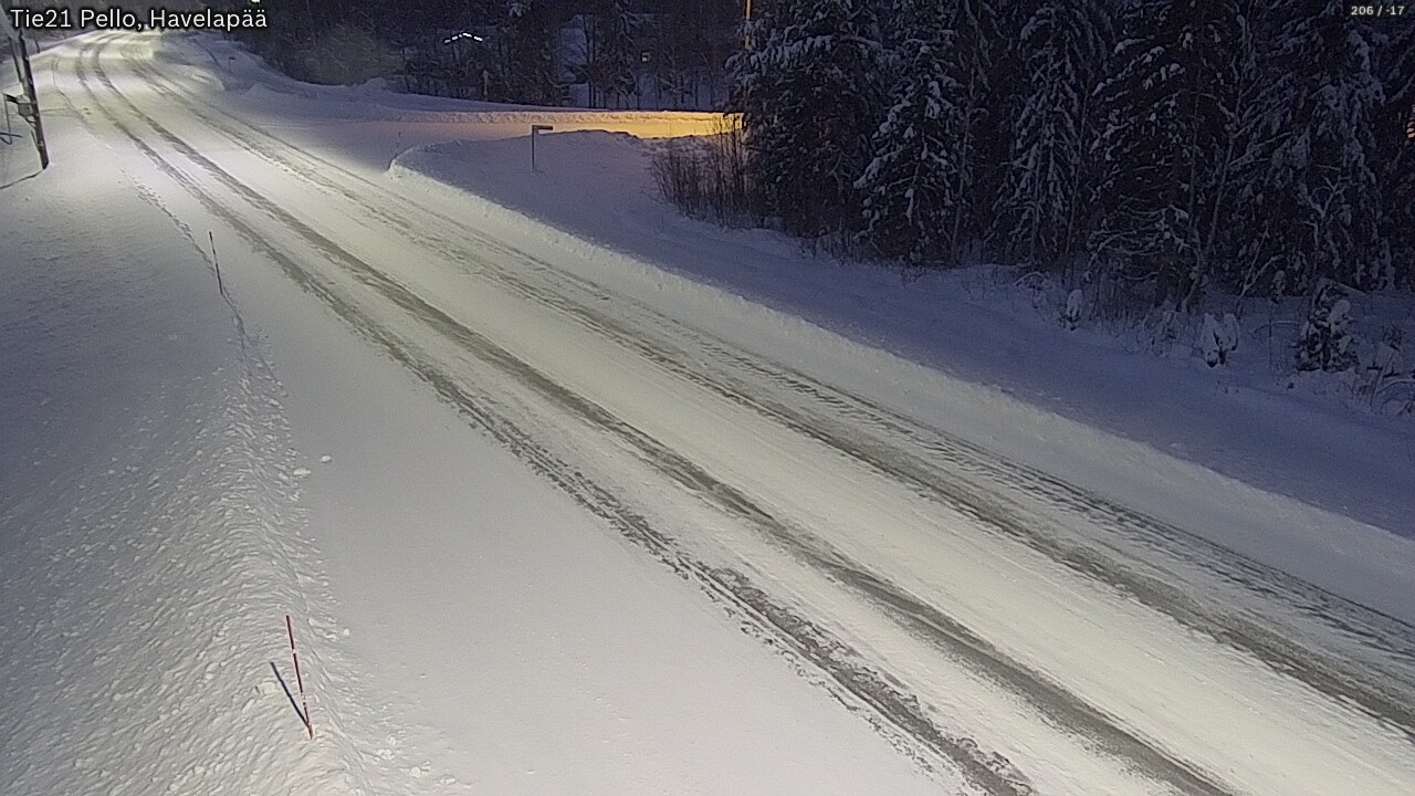 Kelikamerat Kuva Tie 21 Pello, Havelanpää, Pello, Lappi