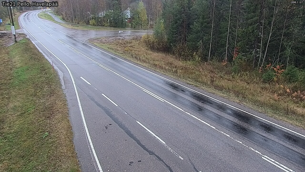 Weather Camera Image Road 21 Pello, Havelanpää, Pello, Lappi