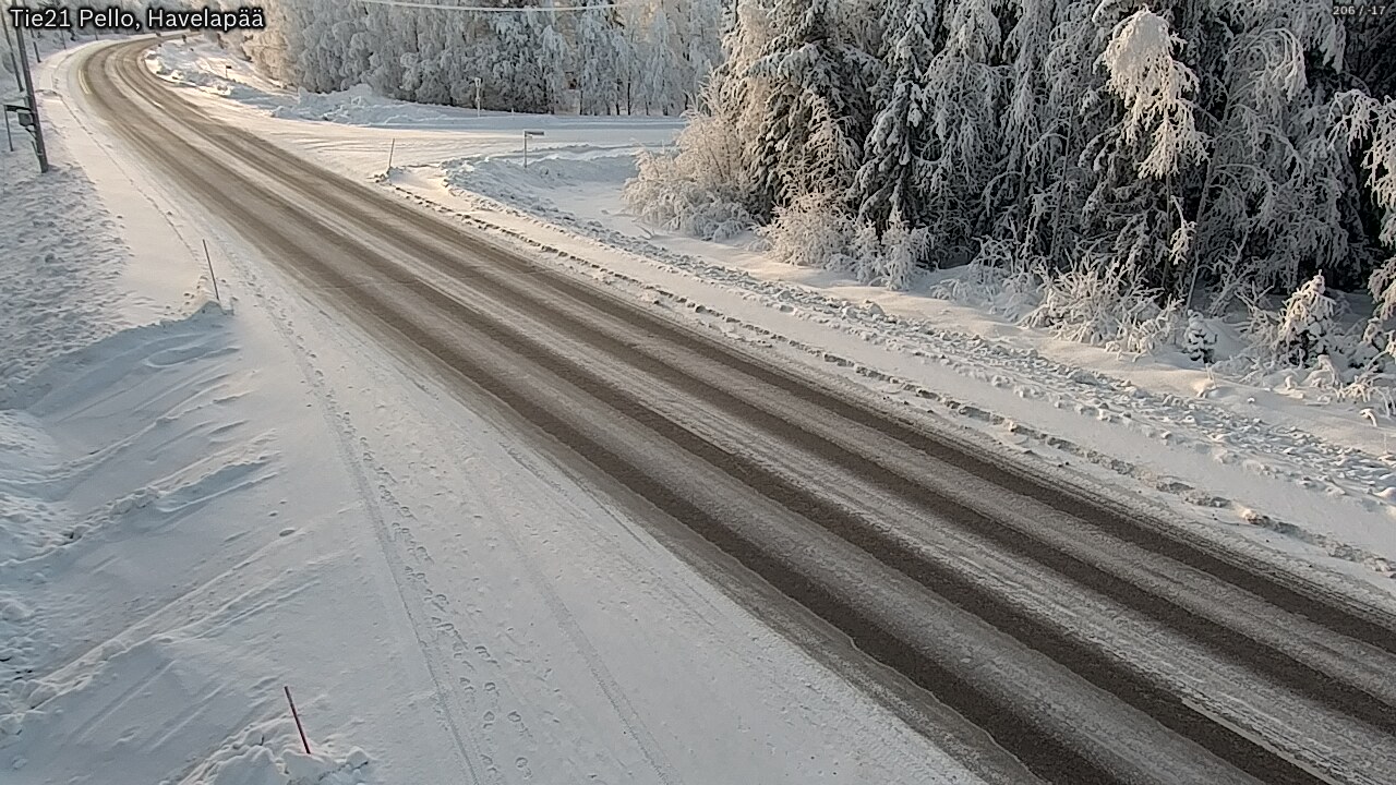 Kelikamerat Kuva Tie 21 Pello, Havelanpää, Pello, Lappi