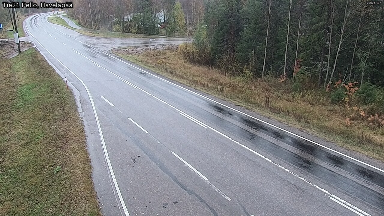 Weather Camera Image Road 21 Pello, Havelanpää, Pello, Lappi