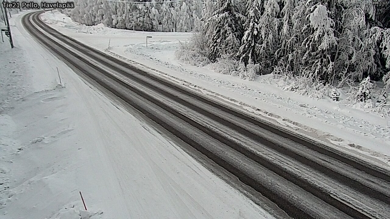 Kelikamerat Kuva Tie 21 Pello, Havelanpää, Pello, Lappi