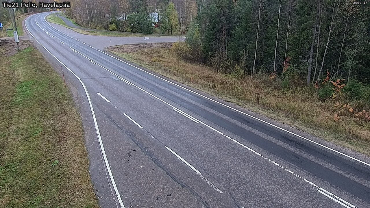 Kelikamerat Kuva Tie 21 Pello, Havelanpää, Pello, Lappi
