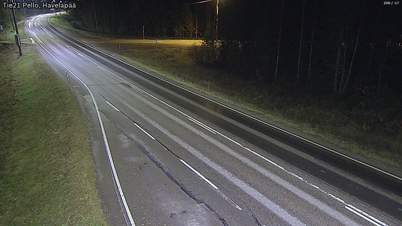 Kelikamerat Kuva Tie 21 Pello, Havelanpää, Pello, Lappi