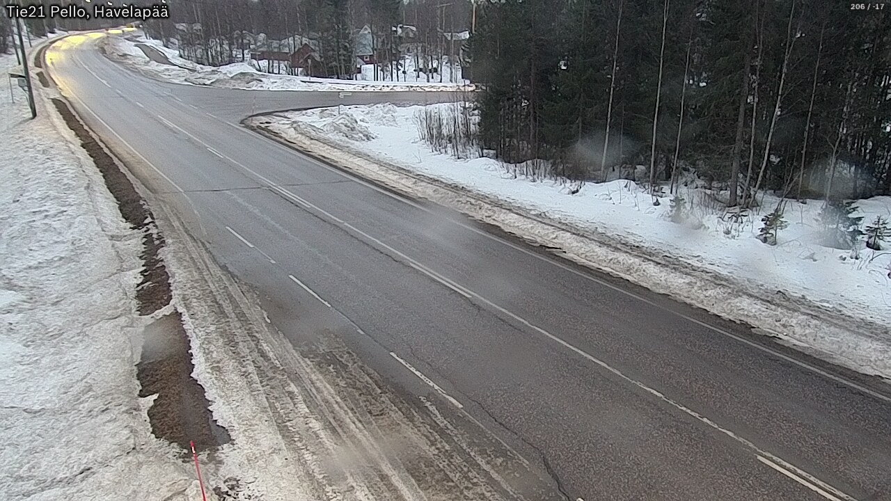 Kelikamerat Kuva Tie 21 Pello, Havelanpää, Pello, Lappi