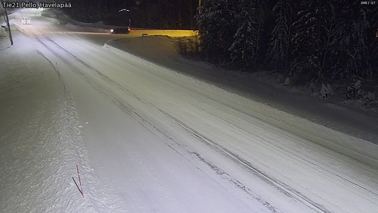 Kelikamerat Kuva Tie 21 Pello, Havelanpää, Pello, Lappi