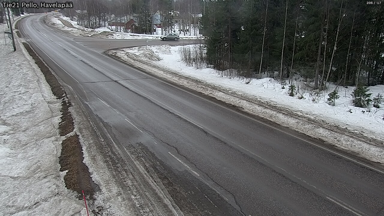 Kelikamerat Kuva Tie 21 Pello, Havelanpää, Pello, Lappi