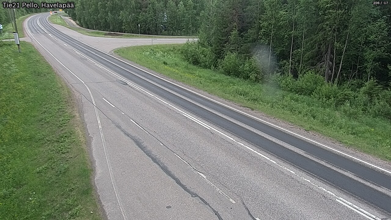 Kelikamerat Kuva Tie 21 Pello, Havelanpää, Pello, Lappi
