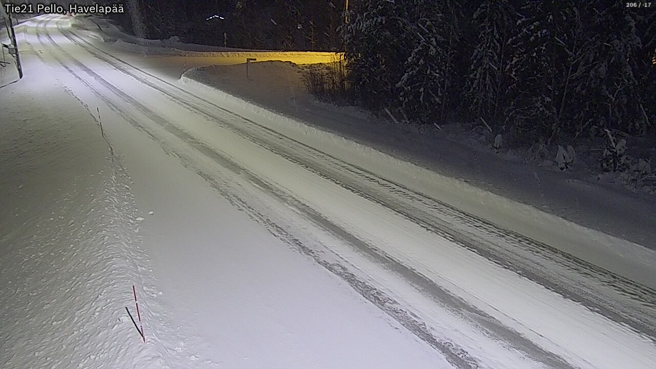 Kelikamerat Kuva Tie 21 Pello, Havelanpää, Pello, Lappi