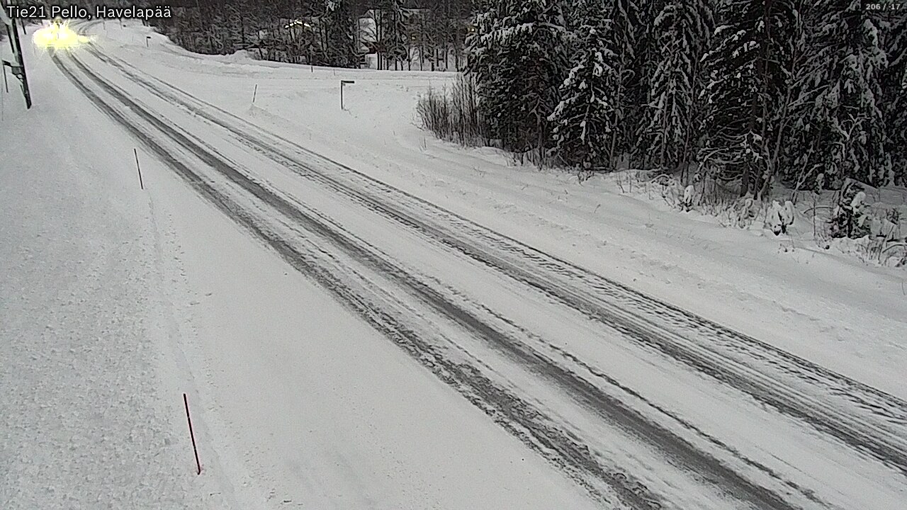Kelikamerat Kuva Tie 21 Pello, Havelanpää, Pello, Lappi
