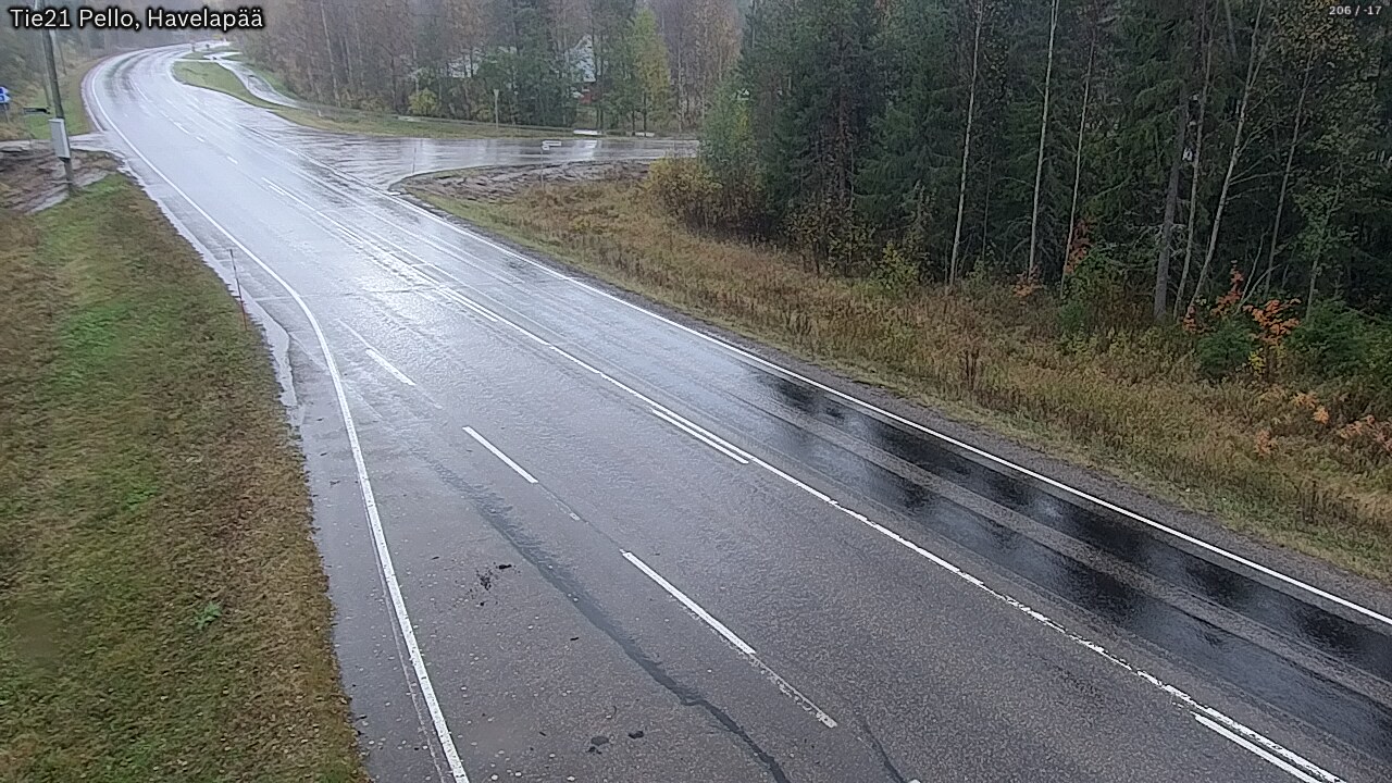 Kelikamerat Kuva Tie 21 Pello, Havelanpää, Pello, Lappi