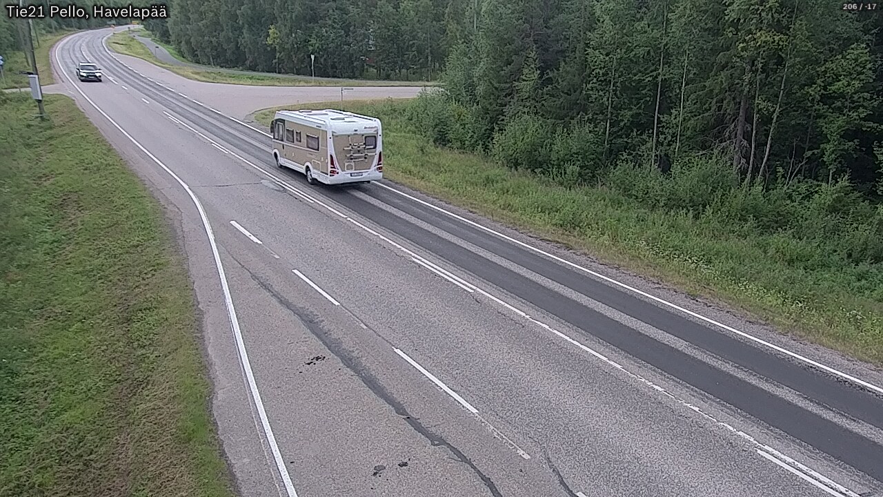 Kelikamerat Kuva Tie 21 Pello, Havelanpää, Pello, Lappi