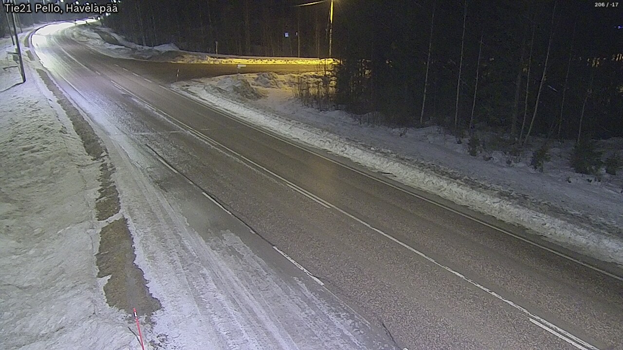 Kelikamerat Kuva Tie 21 Pello, Havelanpää, Pello, Lappi