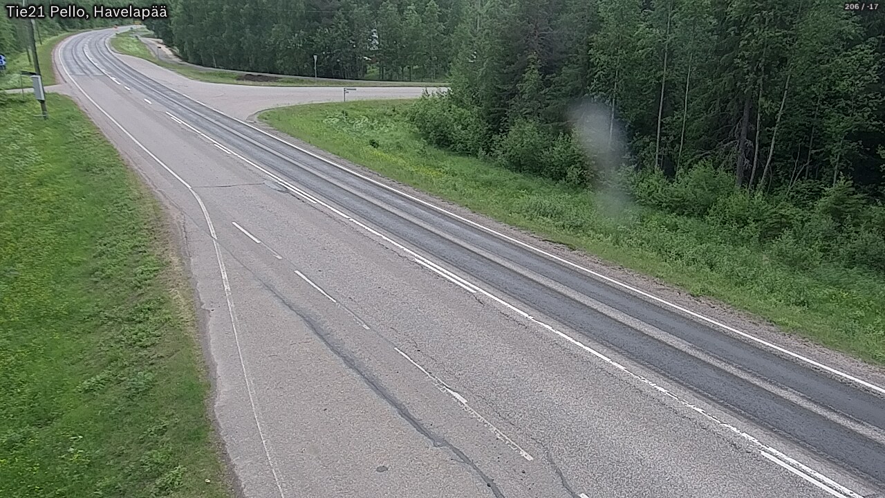 Kelikamerat Kuva Tie 21 Pello, Havelanpää, Pello, Lappi