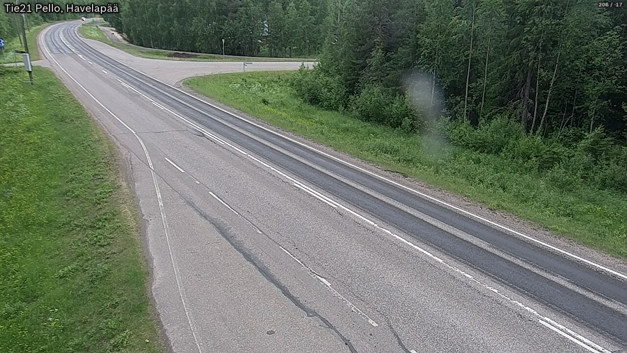 Kelikamerat Kuva Tie 21 Pello, Havelanpää, Pello, Lappi