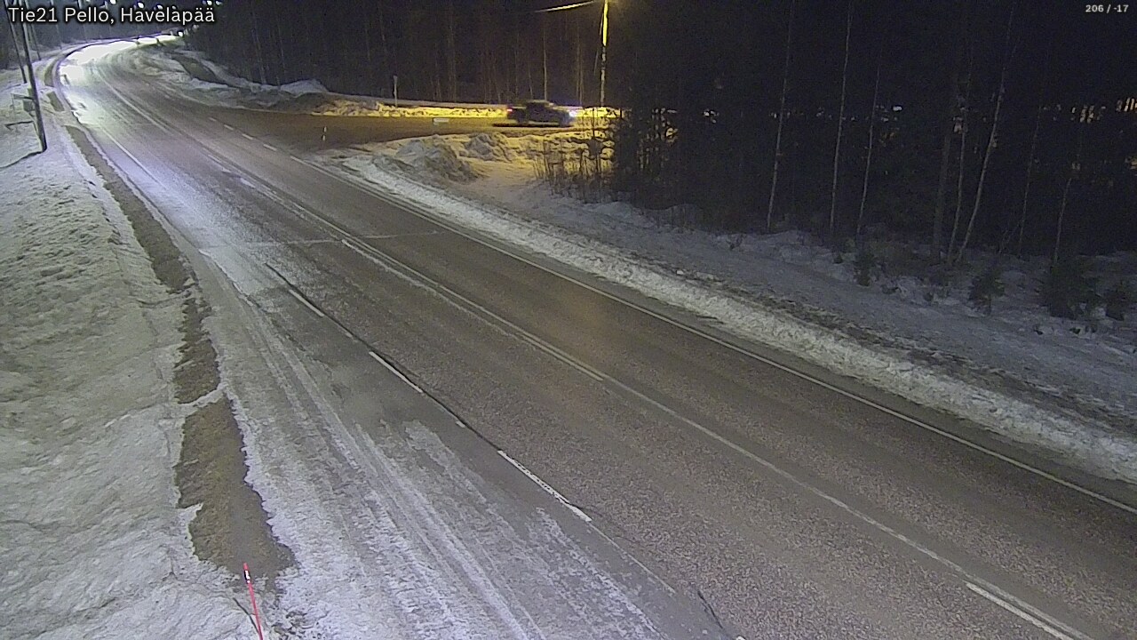 Kelikamerat Kuva Tie 21 Pello, Havelanpää, Pello, Lappi