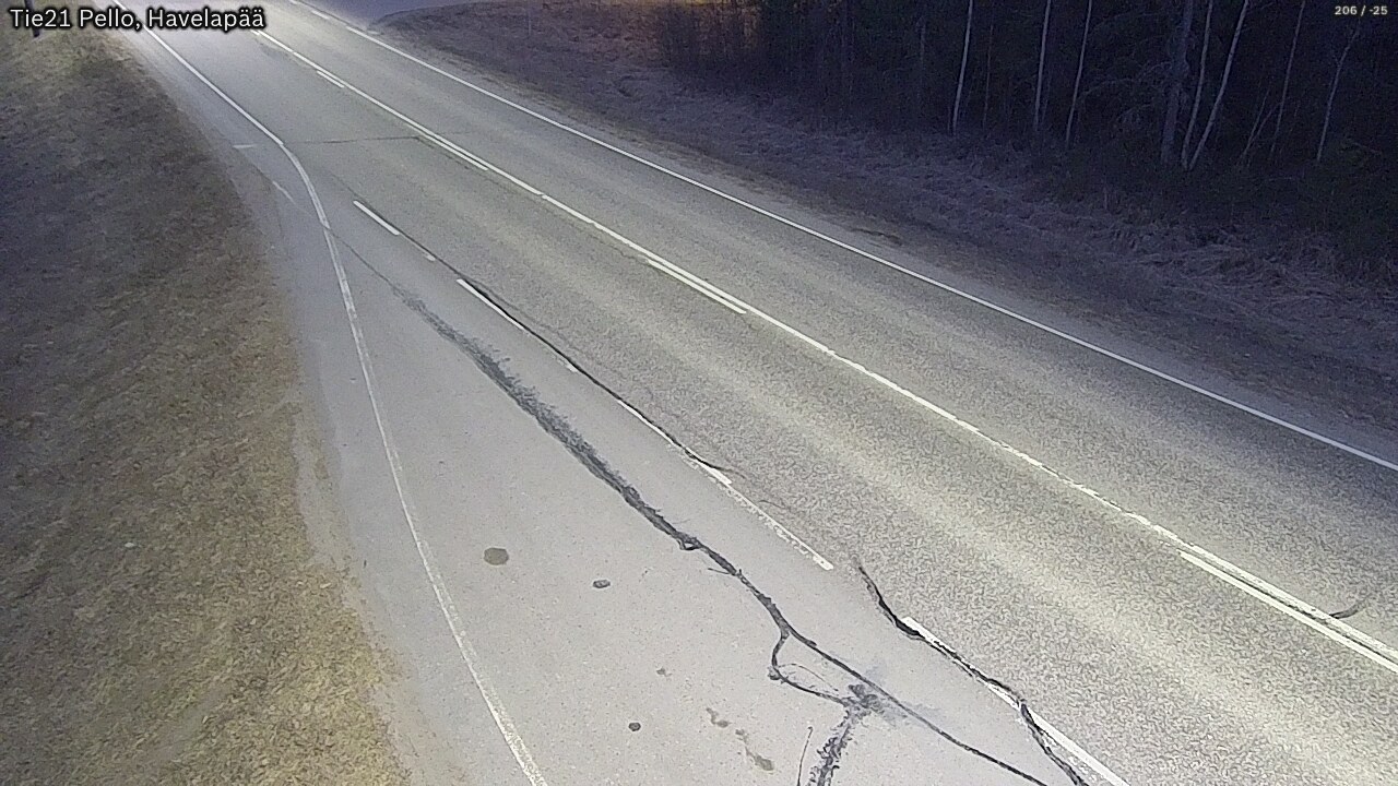 Kelikamerat Kuva Tie 21 Pello, Havelanpää, Pello, Lappi