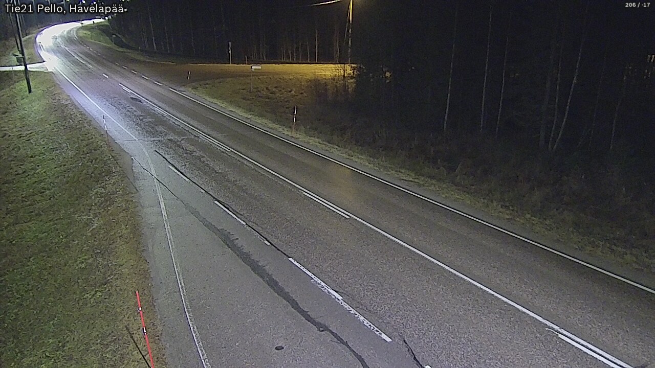 Kelikamerat Kuva Tie 21 Pello, Havelanpää, Pello, Lappi