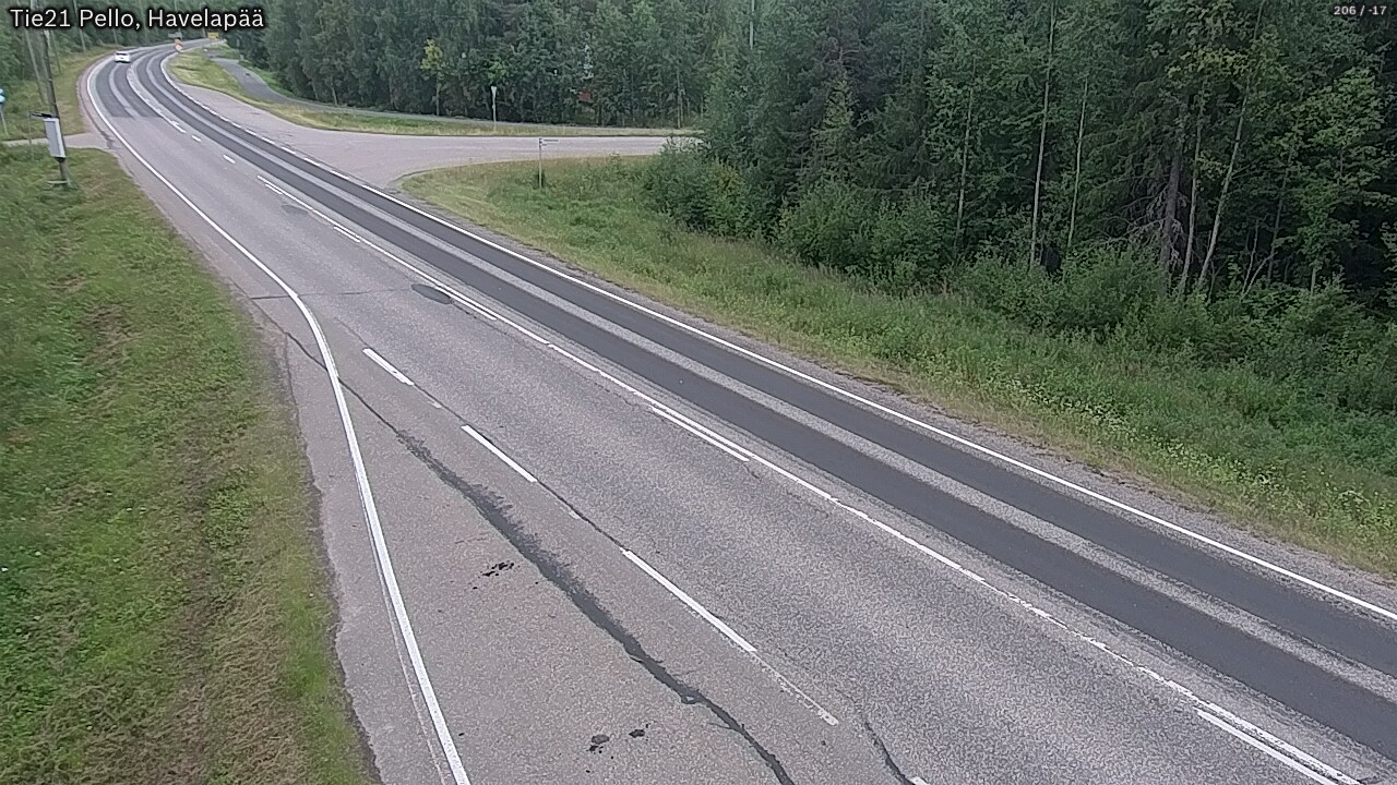 Kelikamerat Kuva Tie 21 Pello, Havelanpää, Pello, Lappi