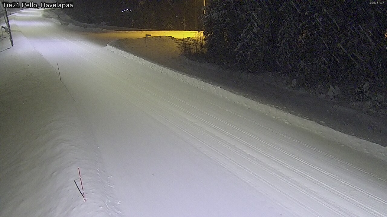 Kelikamerat Kuva Tie 21 Pello, Havelanpää, Pello, Lappi