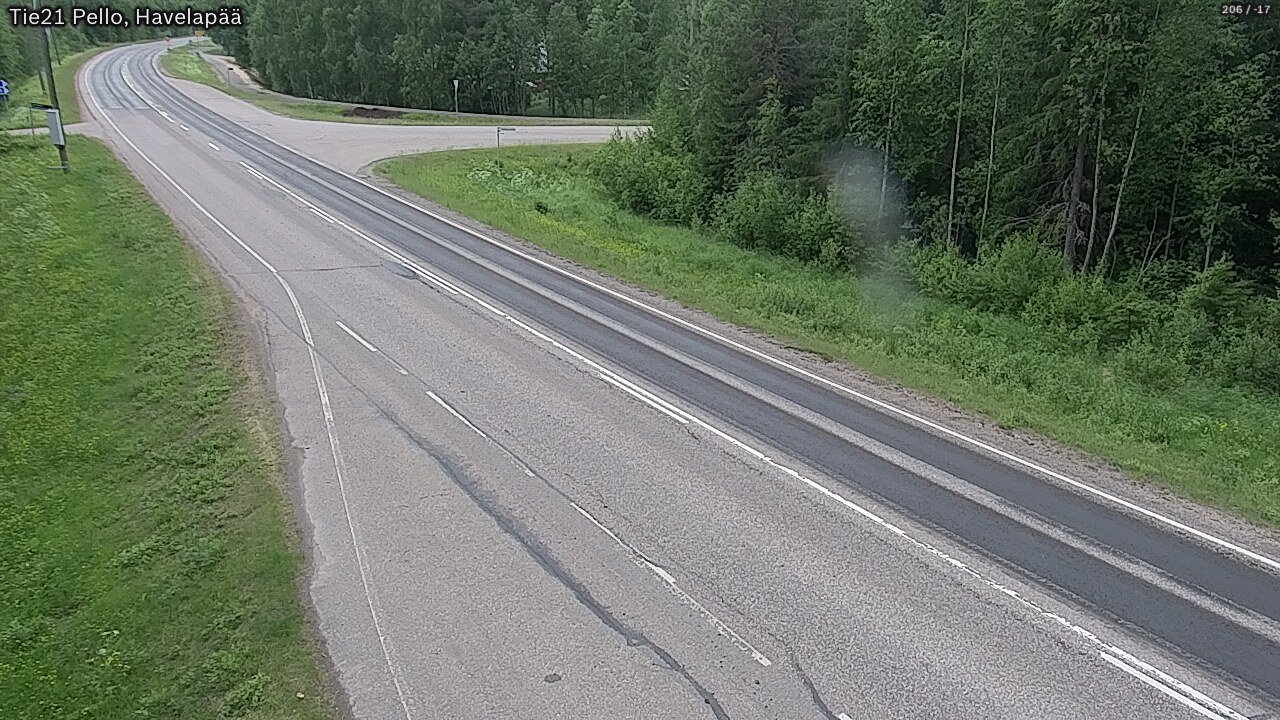 Kelikamerat Kuva Tie 21 Pello, Havelanpää, Pello, Lappi