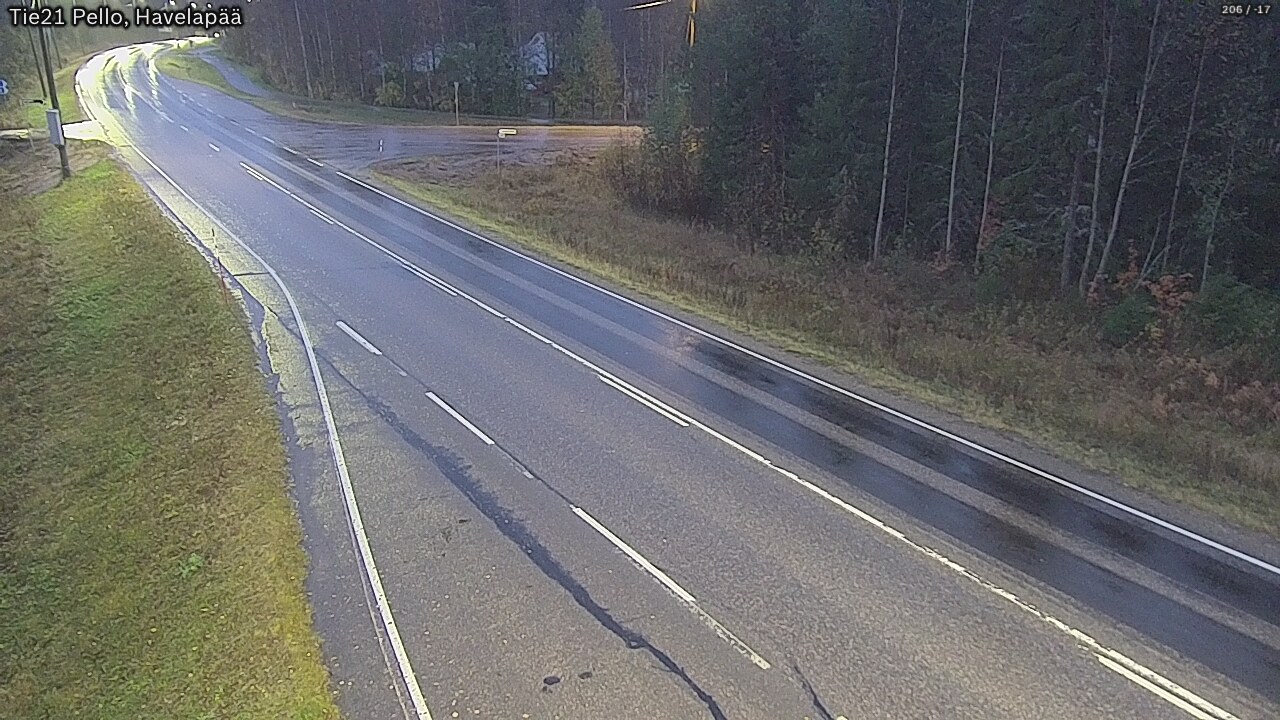 Kelikamerat Kuva Tie 21 Pello, Havelanpää, Pello, Lappi
