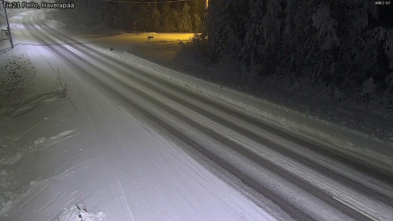 Kelikamerat Kuva Tie 21 Pello, Havelanpää, Pello, Lappi