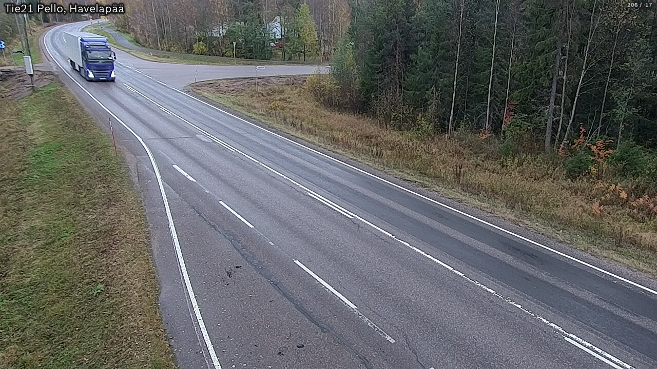Kelikamerat Kuva Tie 21 Pello, Havelanpää, Pello, Lappi