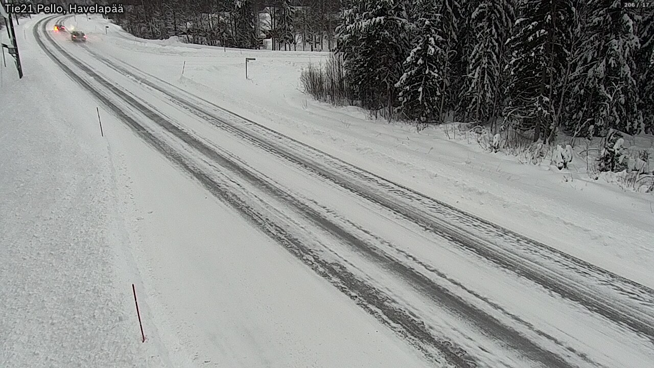 Kelikamerat Kuva Tie 21 Pello, Havelanpää, Pello, Lappi