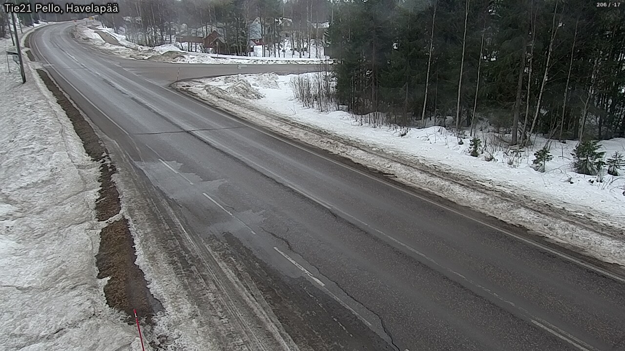 Weather Camera Image Road 21 Pello, Havelanpää, Pello, Lappi