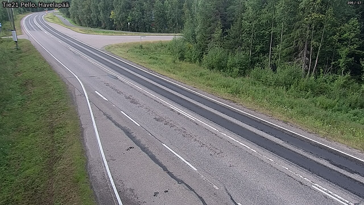 Kelikamerat Kuva Tie 21 Pello, Havelanpää, Pello, Lappi