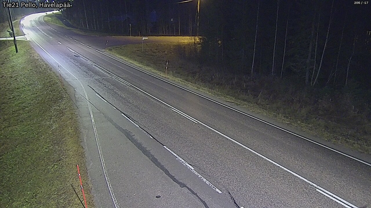 Kelikamerat Kuva Tie 21 Pello, Havelanpää, Pello, Lappi