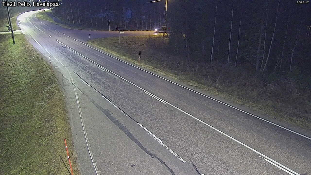 Kelikamerat Kuva Tie 21 Pello, Havelanpää, Pello, Lappi