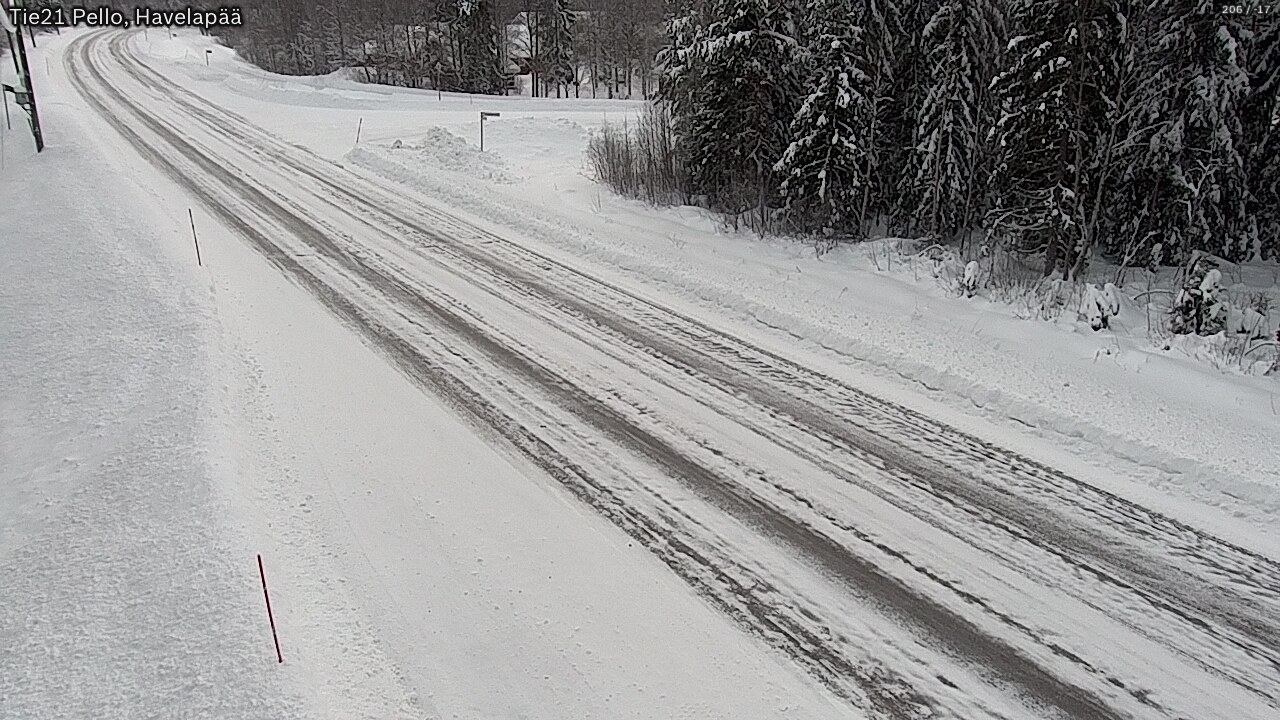 Weather Camera Image Road 21 Pello, Havelanpää, Pello, Lappi
