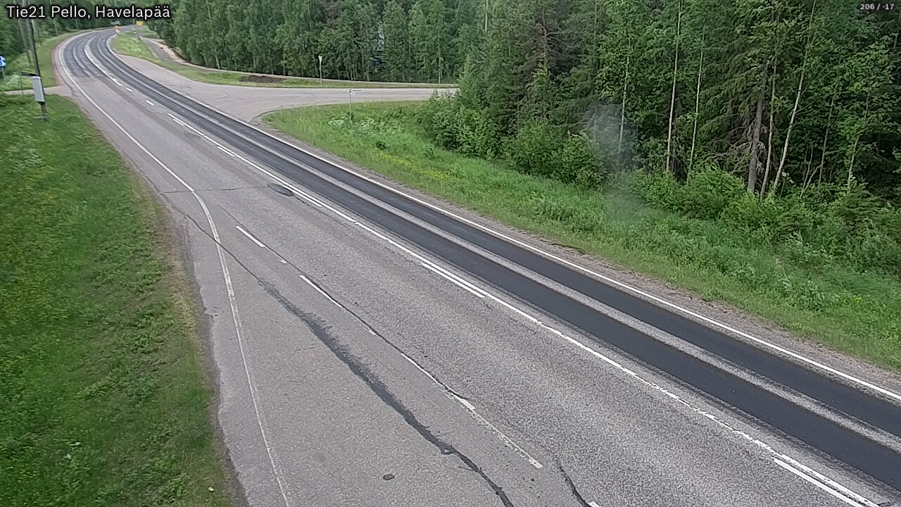 Kelikamerat Kuva Tie 21 Pello, Havelanpää, Pello, Lappi